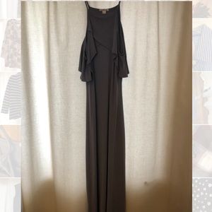 Maxi cold shoulder dress